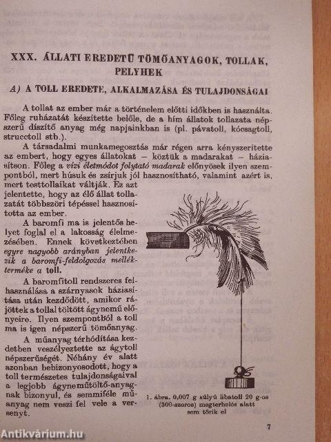 Kárpitos anyag- és gyártásismeret III.