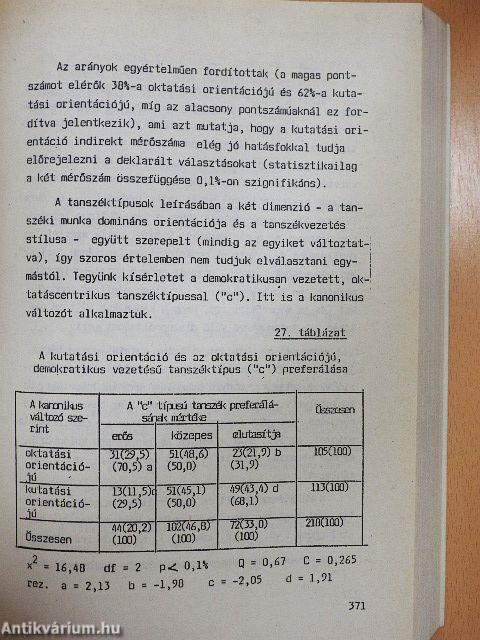 A szellemi potenciál és hasznosulása az egyetemen egy empirikus kutatás tükrében