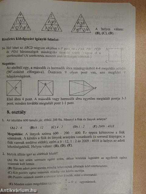 Bolyai Matematika Csapatverseny 2009