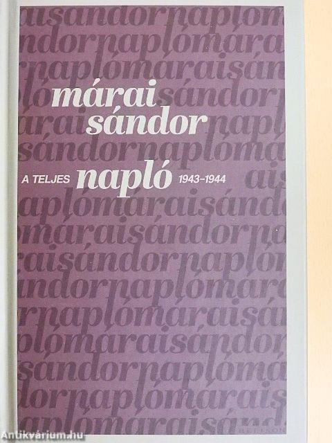 A teljes napló 1943-1944