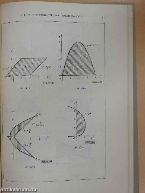 Műszaki matematikai gyakorlatok A. VII.