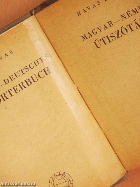 Magyar-német/német-magyar útiszótár