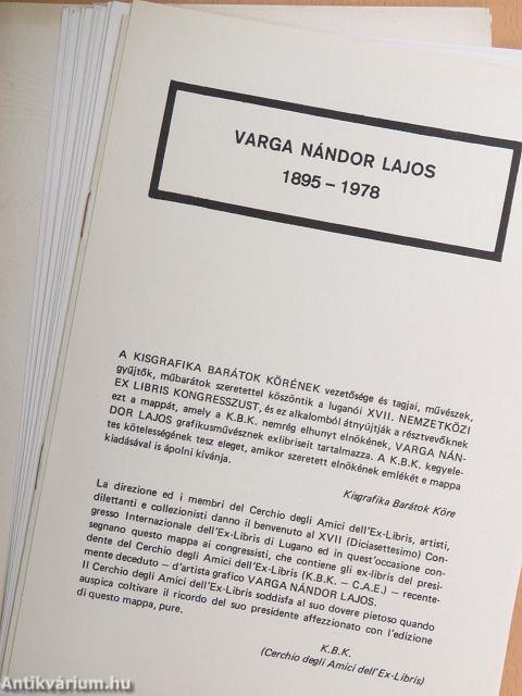 Varga Nándor Lajos 25 ex libris '77