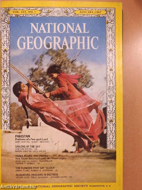 National Geographic January-December 1967. I-II