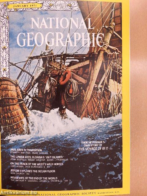 National Geographic January-June 1971.