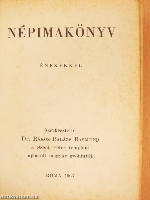 Népimakönyv