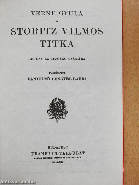 Storitz Vilmos titka