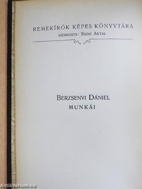 Berzsenyi Dániel munkái