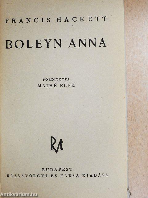 Boleyn Anna