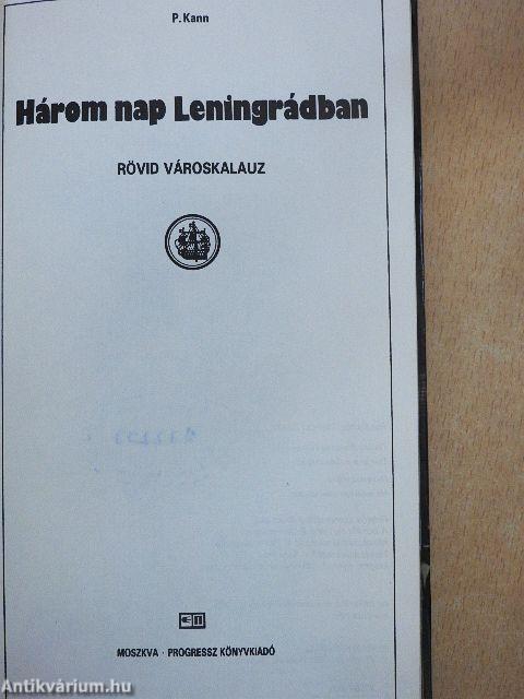 Három nap Leningrádban