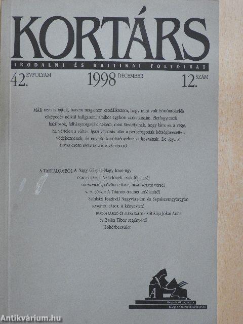 Kortárs 1998. december