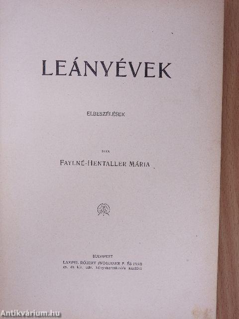 Leányévek