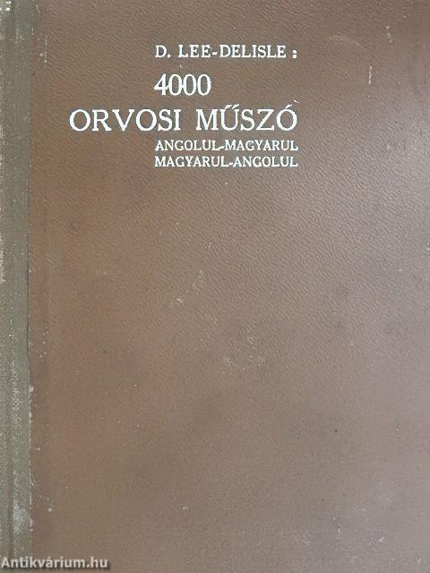 4000 orvosi műszó