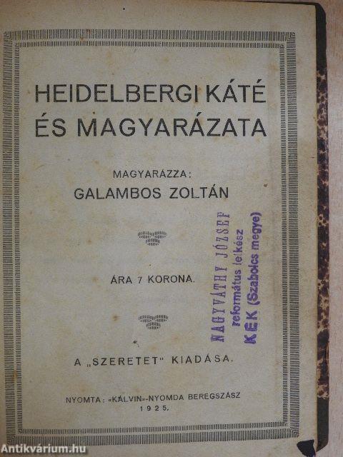 Heidelbergi káté és magyarázata