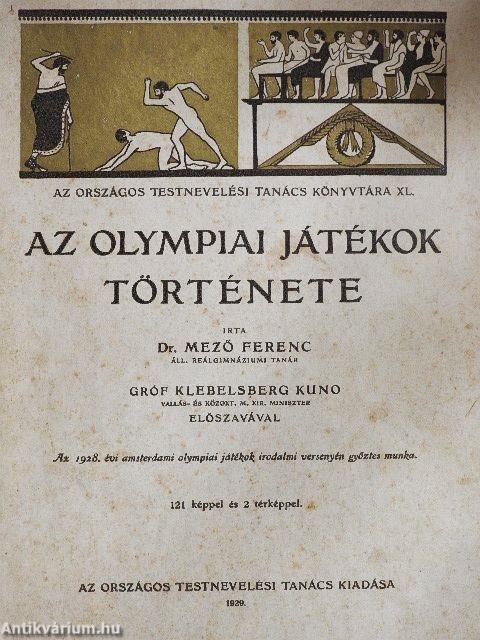 Az olympiai játékok története