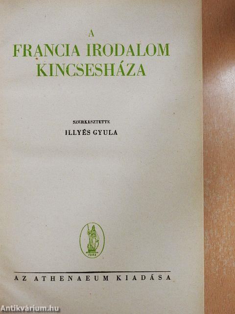 A francia irodalom kincsesháza