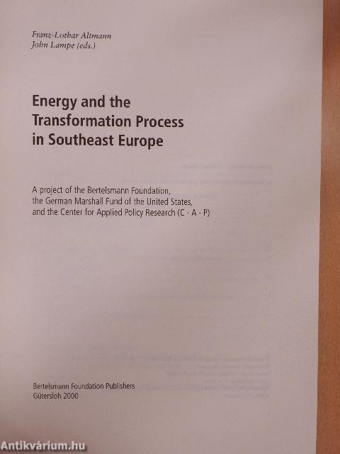 Energy and the Transformation Process in Southeast Europe