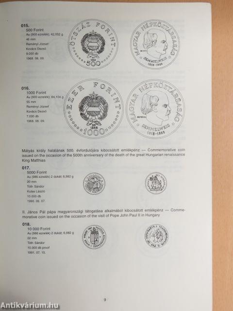 Magyarország forint emlékpénzei 1956-1994