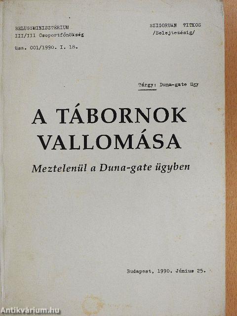 A tábornok vallomása