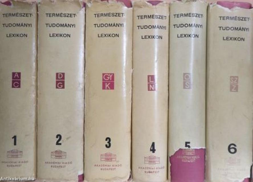 Természettudományi lexikon 1-6.