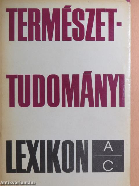 Természettudományi lexikon 1-6.