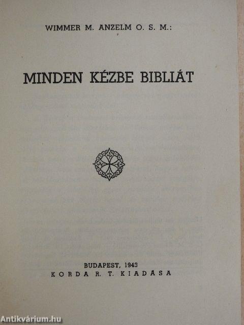 Minden kézbe Bibliát