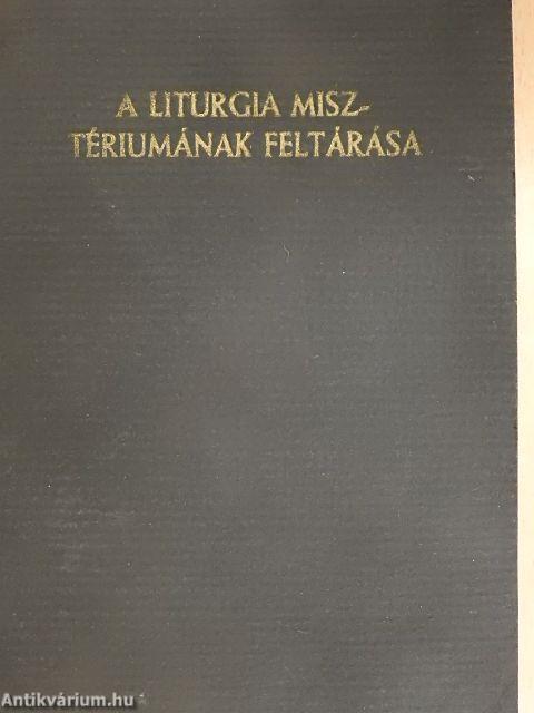 A liturgia misztériumának feltárása