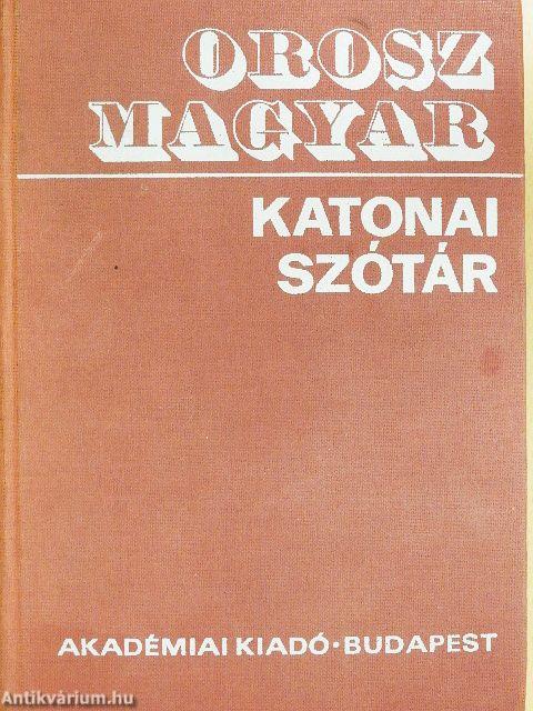 Orosz-magyar katonai szótár