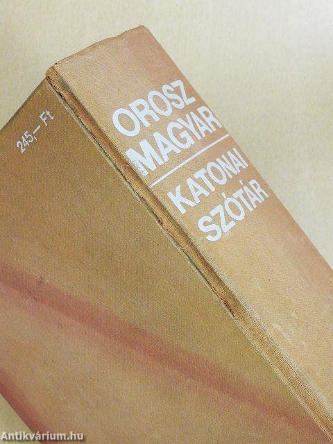 Orosz-magyar katonai szótár