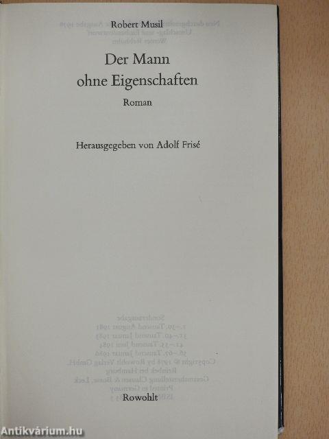 Der Mann ohne Eigenschaften 1-2.