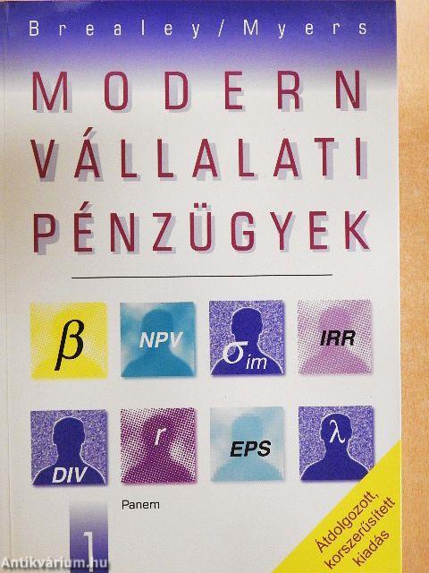 Modern vállalati pénzügyek 1.