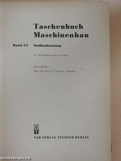 Taschenbuch Maschinenbau 3/I.