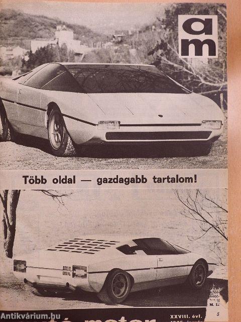 Autó-Motor 1975. január-június (fél évfolyam)