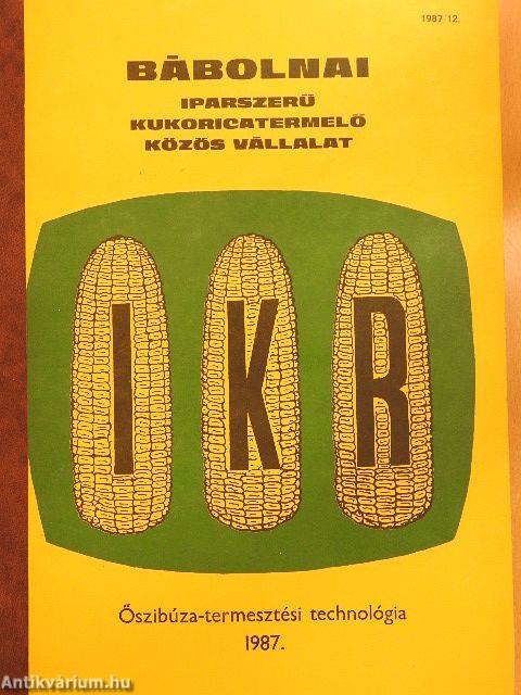 Őszibúza-termesztési technológia 1987.