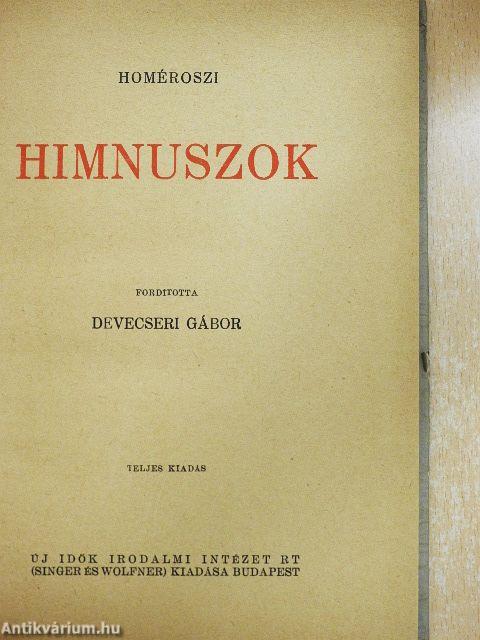 Homéroszi Himnuszok