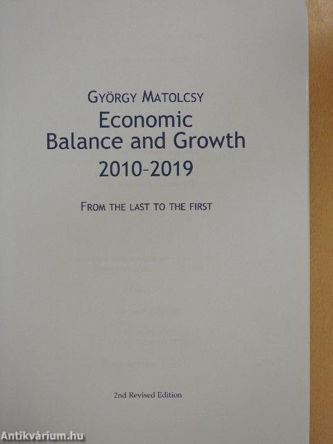 Economic Balance and Growth 2010-2019