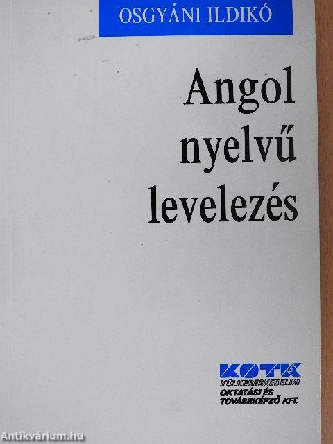 Angol nyelvű levelezés