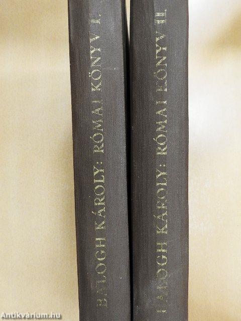 Római könyv I-II.