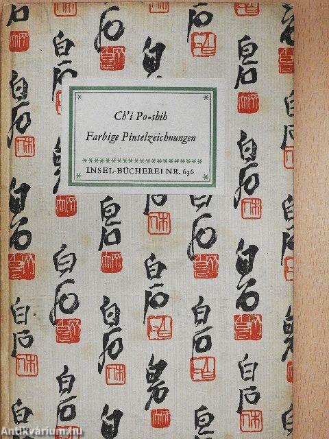 Farbige Pinselzeichnungen