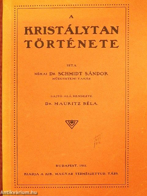 A kristálytan története