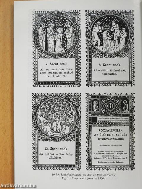 Az Élő Rózsafüzér kunszentmártoni társulatának jegyzőkönyvei 1851-1940 (dedikált példány)