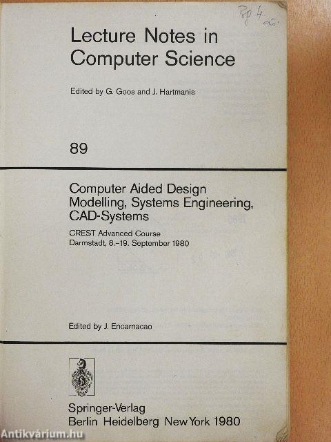 Computer Aided Design Modelling, Systems Engineering, CAD-Systems