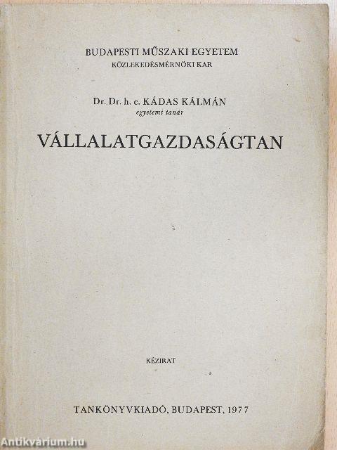 Vállalatgazdaságtan