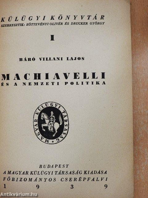 Machiavelli és a nemzeti politika