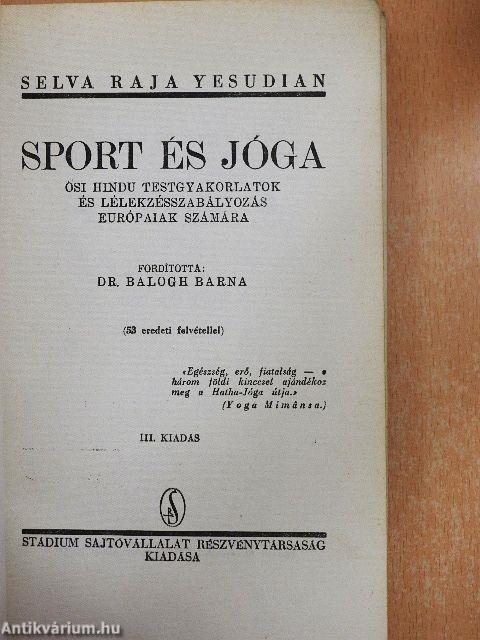 Sport és jóga