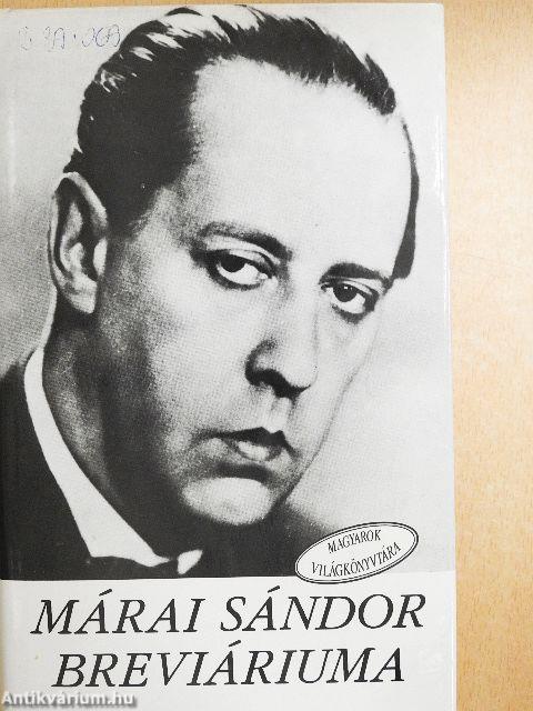 Márai Sándor breviáriuma