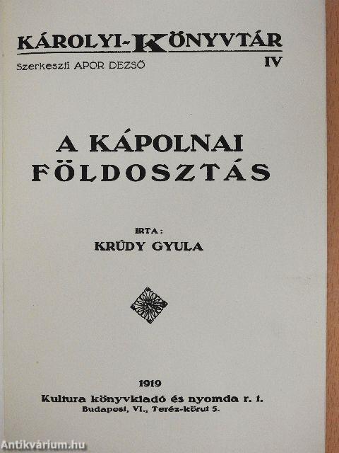 A kápolnai földosztás