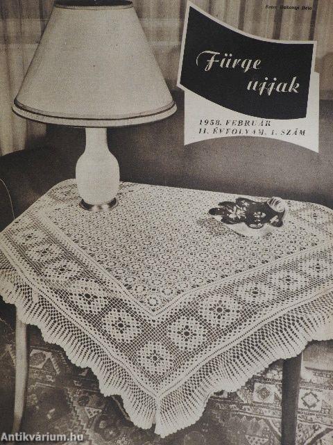 Fürge Ujjak 1958. január-december