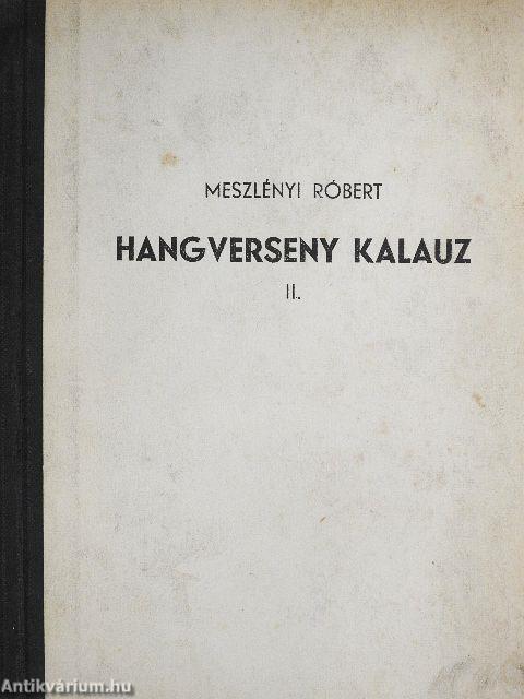 Hangverseny kalauz II.