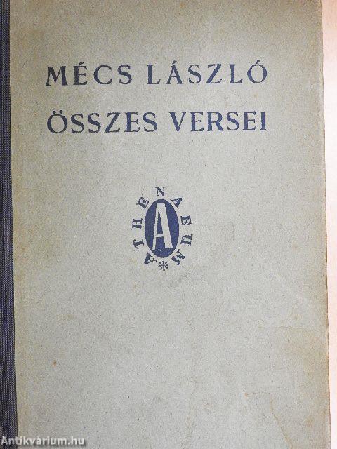 Mécs László összes versei